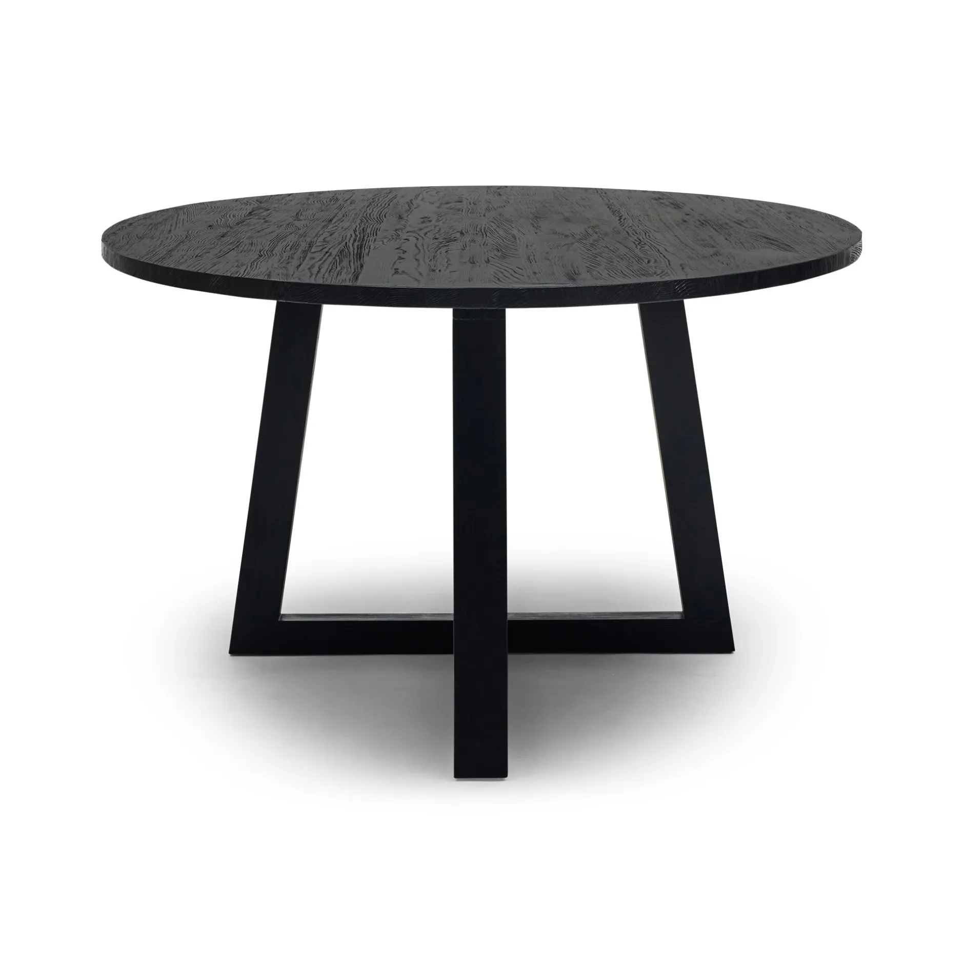 New Horgans Finbar Dining Table Ash Large Black