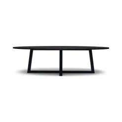 Fashion Horgans Finbar Dining Table Ash Small Black