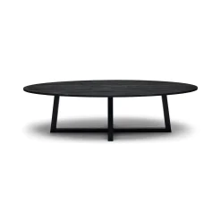 Fashion Horgans Finbar Dining Table Ash Small Black