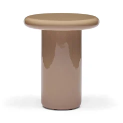 Outlet Horgans Fleur Side Table Grey Gloss