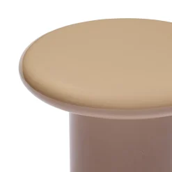 Outlet Horgans Fleur Side Table Grey Gloss