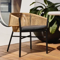 Clearance Horgans Francis Outdoor Dining Chair Camel