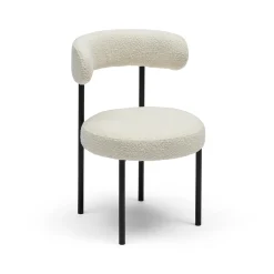 Clearance Horgans Franco Dining Chair Cream Sample Cream Boucle