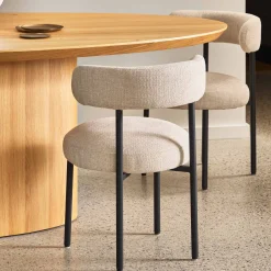 Sale Horgans Franco Dining Chair Soft Ivory