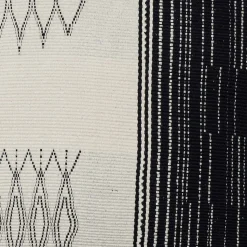 Discount Horgans Hachi Handwoven Cushion B 55x55 Black & White