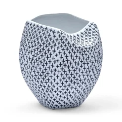 Fashion Horgans Hana Vase Small Black & White