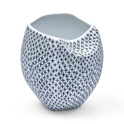 Fashion Horgans Hana Vase Small Black & White