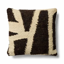Best Horgans Hari Square Cushion 50x50 Brown & White