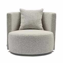 Discount Horgans Helena Swivel Chair White Shadow