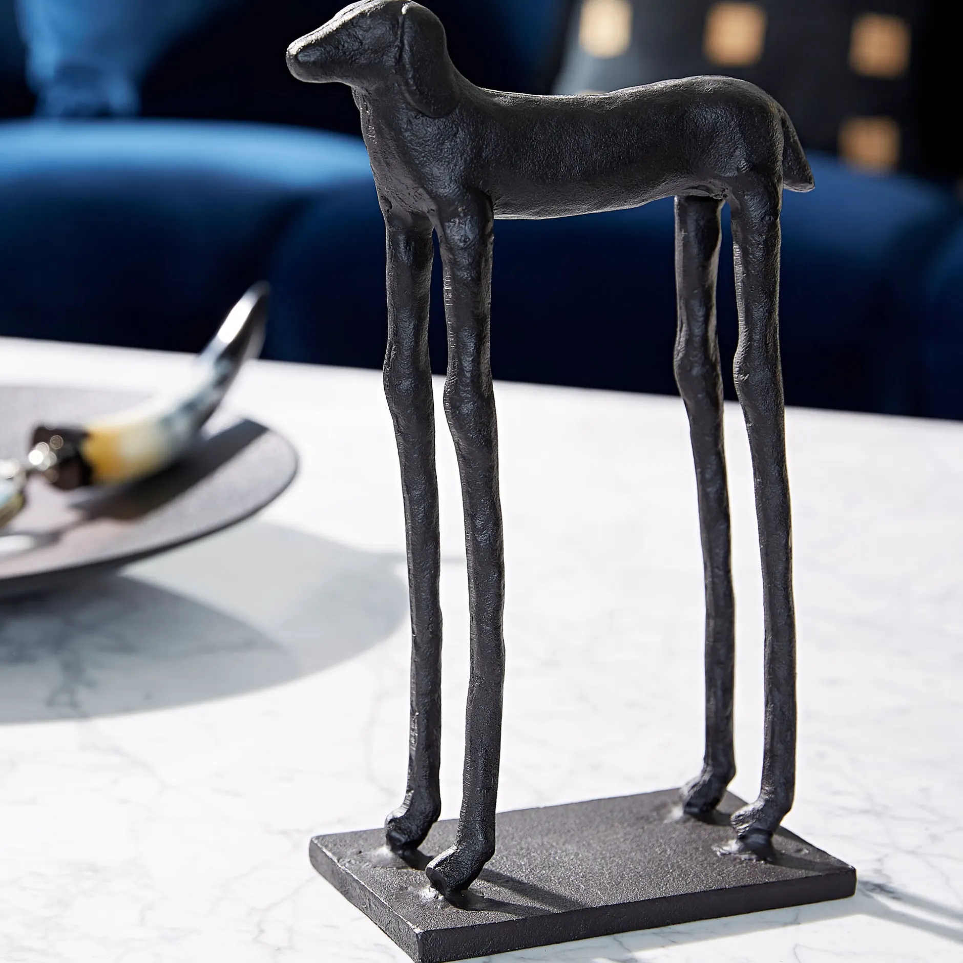 Clearance Horgans Helsi Dog Sculpture Aged Bronze