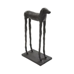 Clearance Horgans Helsi Dog Sculpture Aged Bronze