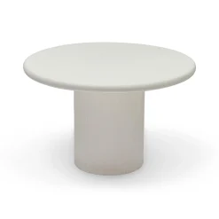 Clearance Horgans Hera Round Outdoor Dining Table White