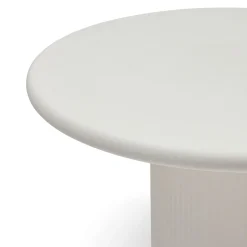 Clearance Horgans Hera Round Outdoor Dining Table White