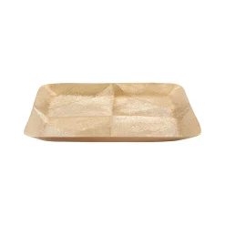 Hot Horgans Herra Square Platter Brass Finish