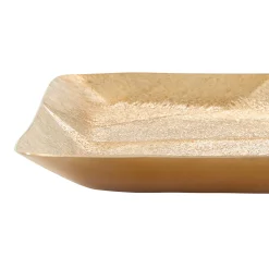Hot Horgans Herra Square Platter Brass Finish