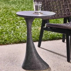 Online Horgans Holme Outdoor Side Table Black