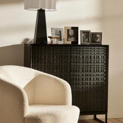 Sale Horgans Ingot High Cabinet Black