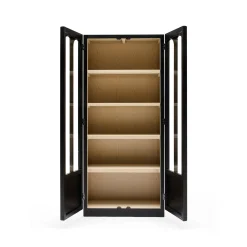 Clearance Horgans Isobel Tall Cabinet Black