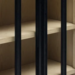 Clearance Horgans Isobel Tall Cabinet Black