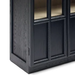 Clearance Horgans Isobel Tall Cabinet Black