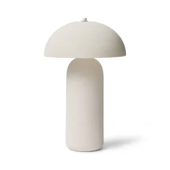 Hot Horgans Jai White Table Lamp Textured White