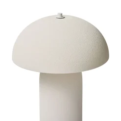 Hot Horgans Jai White Table Lamp Textured White
