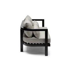 Discount Horgans Java Outdoor Sofa Black & Taupe Taupe Outdoor