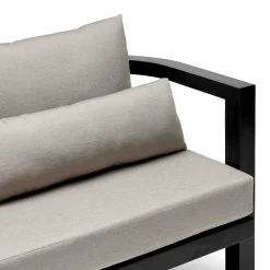 Discount Horgans Java Outdoor Sofa Black & Taupe Taupe Outdoor