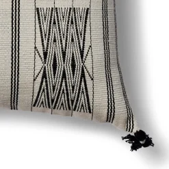 Online Horgans Kai Handwoven Cushion 45x45 Black & White