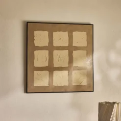 Fashion Horgans Kanso Framed Wall Art Cream & Natural