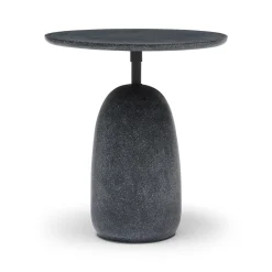 New Horgans Kellan Outdoor Side Table Black