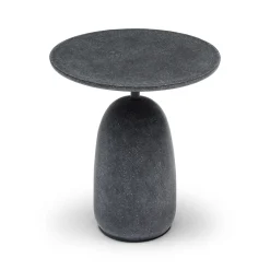 New Horgans Kellan Outdoor Side Table Black