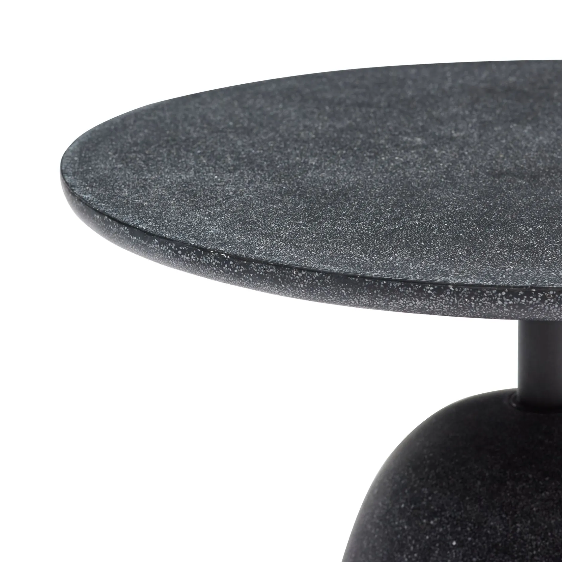 New Horgans Kellan Outdoor Side Table Black