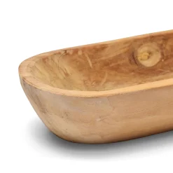 Clearance Horgans Ketou Oval Bowl Vintage Wood