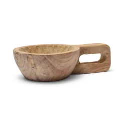 Discount Horgans Ketou Round Bowl Vintage Wood