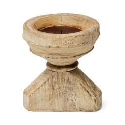 Sale Horgans Kinara Candleholder Bleached Wood