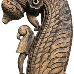 Hot Horgans Koriva Bird Carving Large Wood