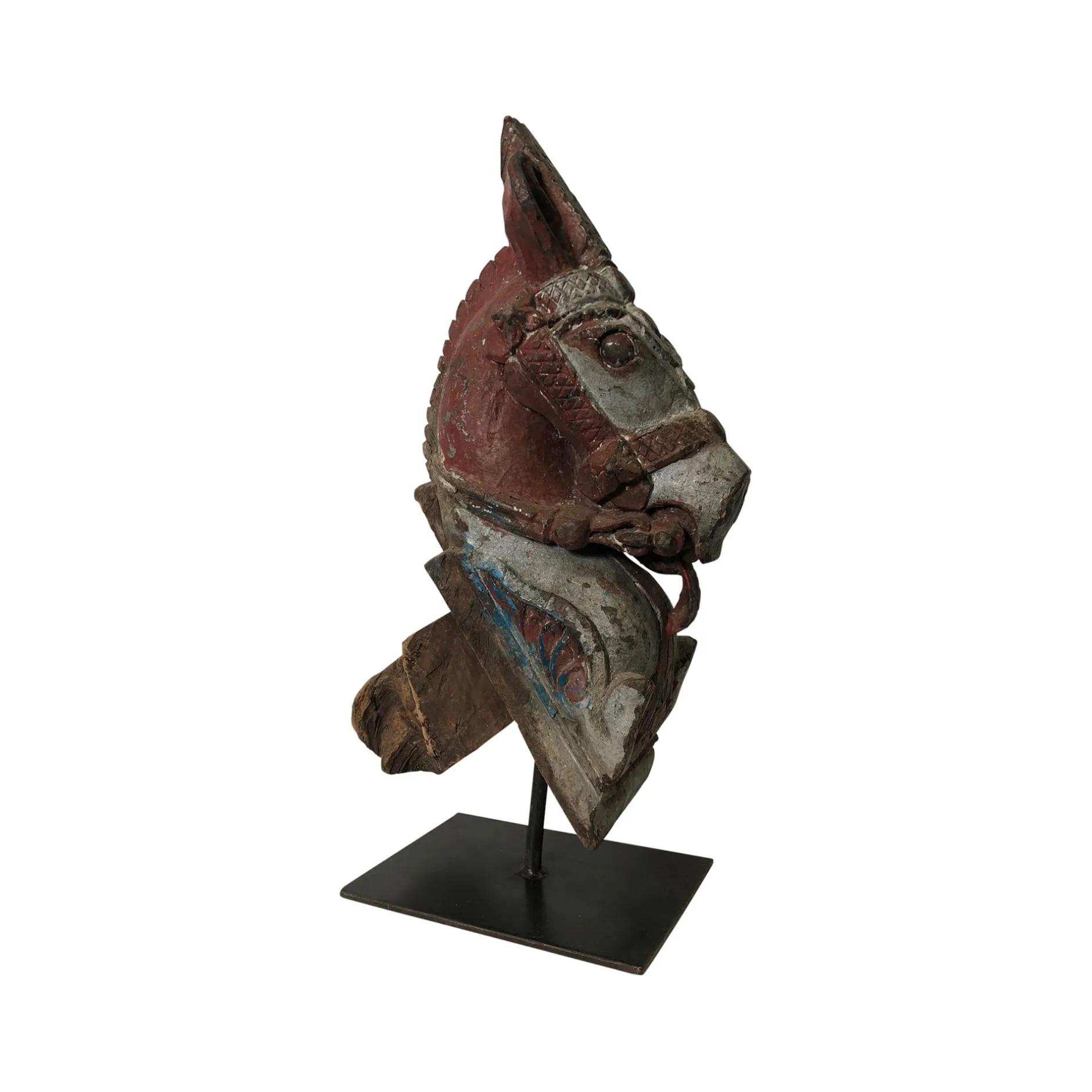 Best Horgans Koriva Silver Horse Carving Large B Wood & Silver