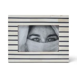 Hot Horgans Langford Photo Frame 4 x 6 Grey & Cream