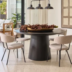Online Horgans Levi Dining Chair Pebble Cream