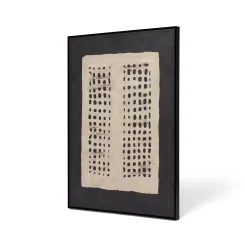 Clearance Horgans Lome Framed Wall Art Natural & Black