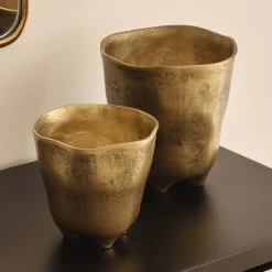 New Horgans Lula Vase Large Gold