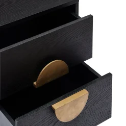 Hot Horgans Luna II Bedside Gold Black