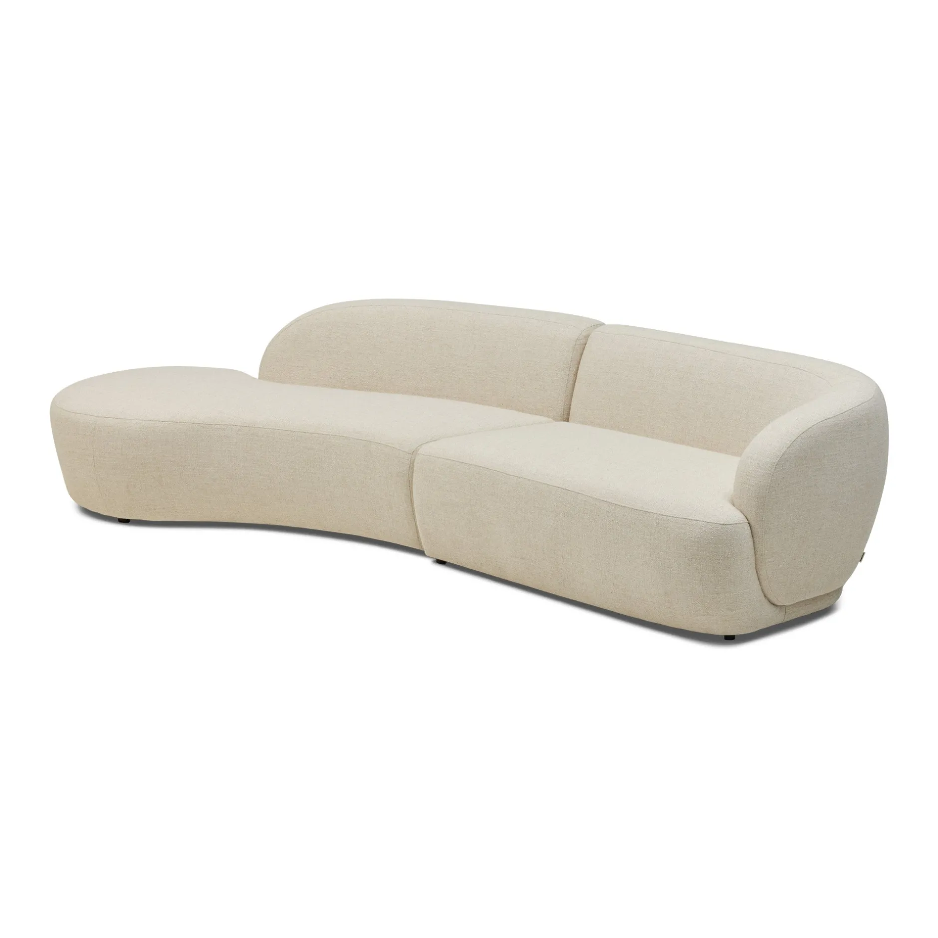 Discount Horgans Lune Modular Sofa Left Fresco White