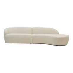 Best Horgans Lune Modular Sofa Right Fresco White