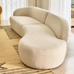 Best Horgans Lune Modular Sofa Right Fresco White