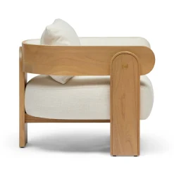 Sale Horgans Lupin Occasional Chair Natural Alpen White