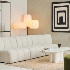 Fashion Horgans Lyle Floor Lamp Large Black & White