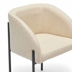 Hot Horgans Maddox Dining Chair Ivory