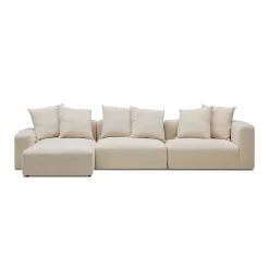 New Horgans Madrid Modular Sofa 3 Seat Left Dutch White